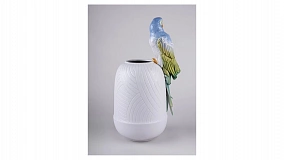 Ваза Lladro Попугай 56х29х24 см, фарфор