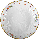 Салатник Meissen круглый 30см Лебединый сервиз, индийские цветы