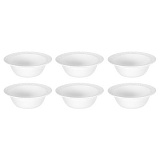 Набор из 6 Салатник Meissenов Meissen Королевский цветок. Белый бисквит, 15,5см