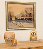 Картина Зимний пейзаж 60*52,5см MONET