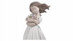 Фигурка Lladro Нежность утра 6х18 см, фарфор