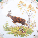 Набор тарелок Repast Охота зеленая Мария-тереза 25см, 6шт
